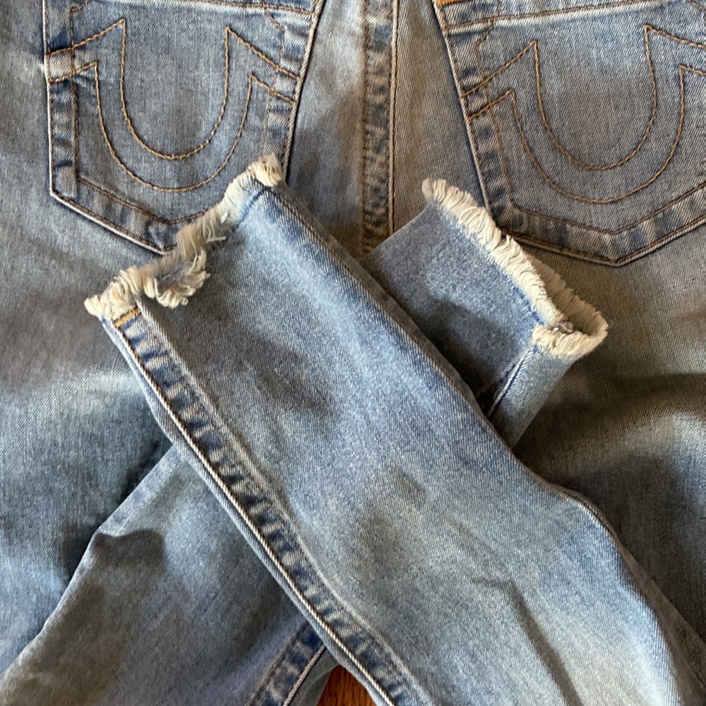 True Religion Womens Jennie Curvy Mid Rise Skinny Jean Size 28/6 nice condition - Picture 15 of 17
